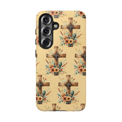 Floral Crosses Tough Case