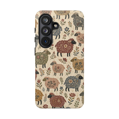 Folk Sheep Tough Case