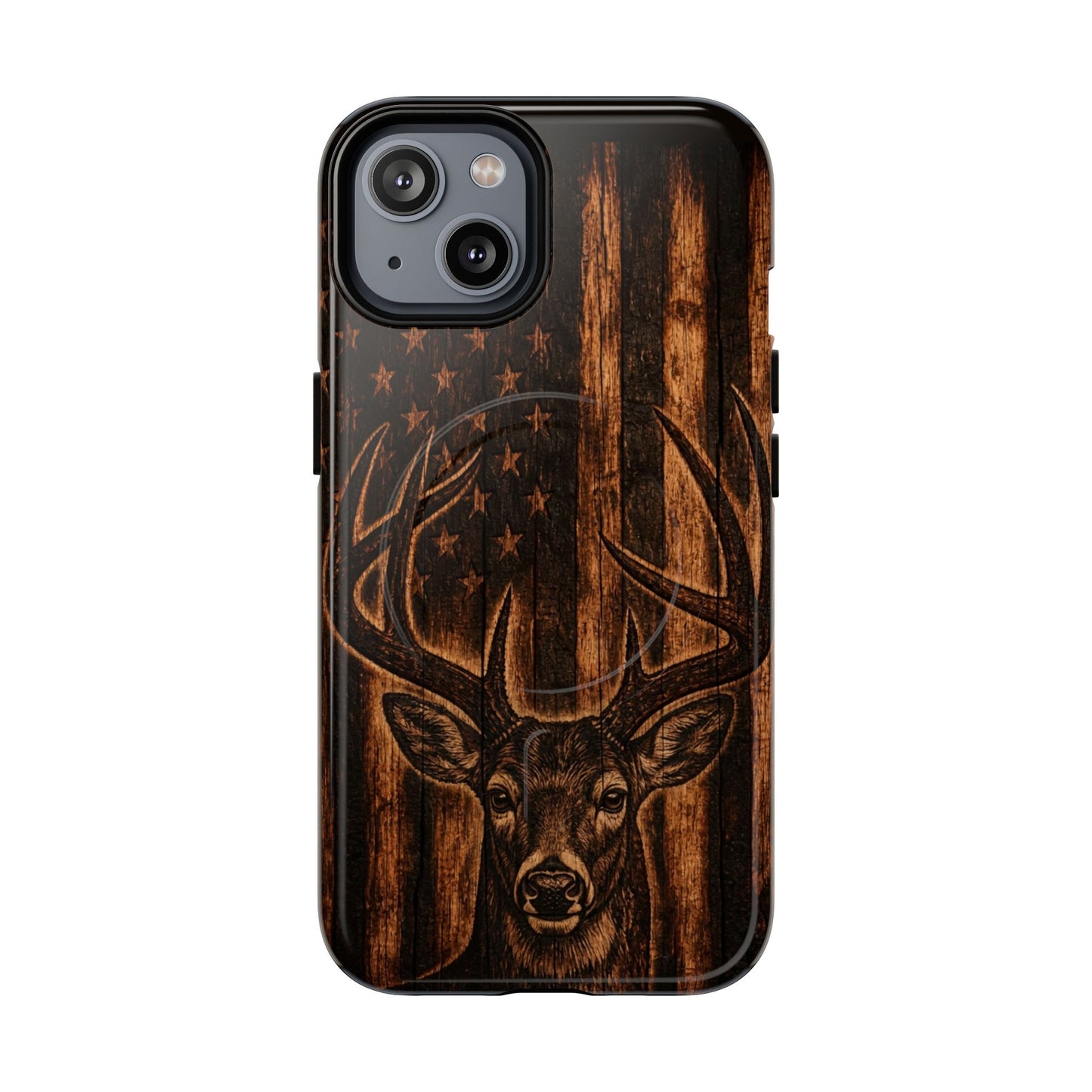 Carved Buck Magnetic Case