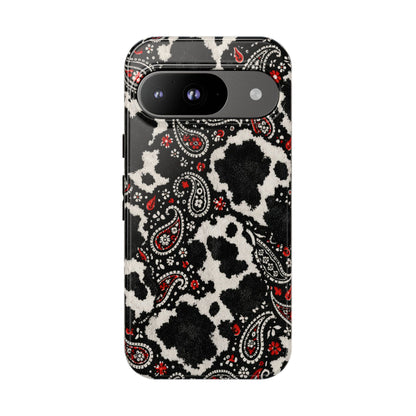 Paisley Cowhide Tough Case