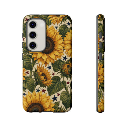 Stars And Sunflowers Tough Case