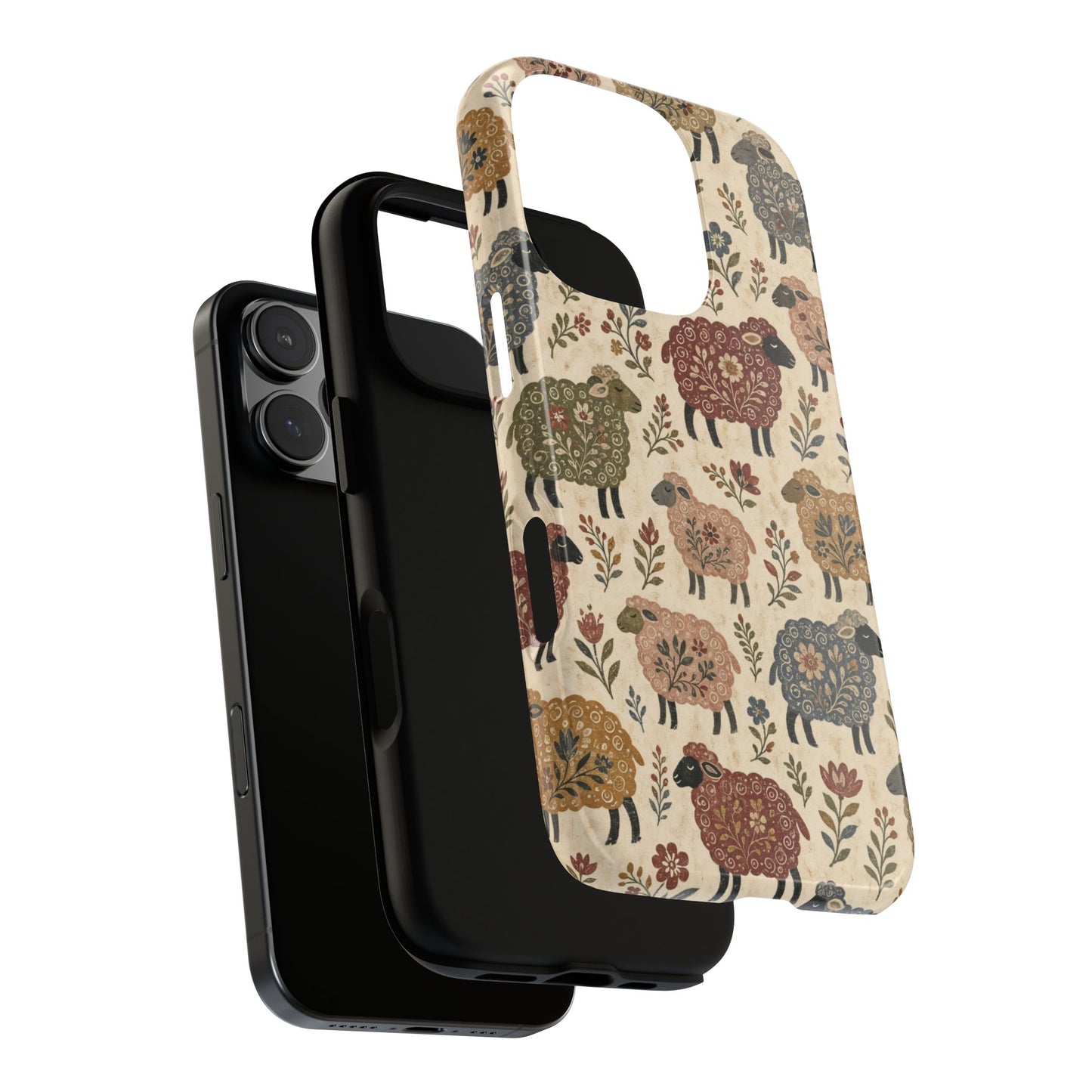 Folk Sheep Tough Case