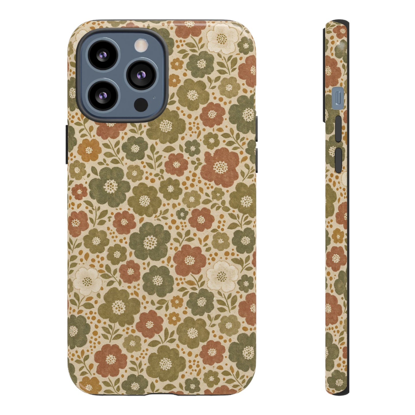 Retro Poppy Field Tough Case