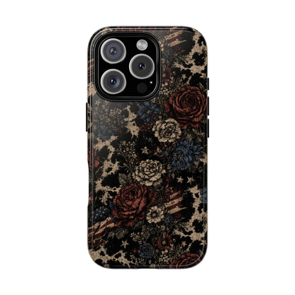 USA Cowhide Bloom Tough Case