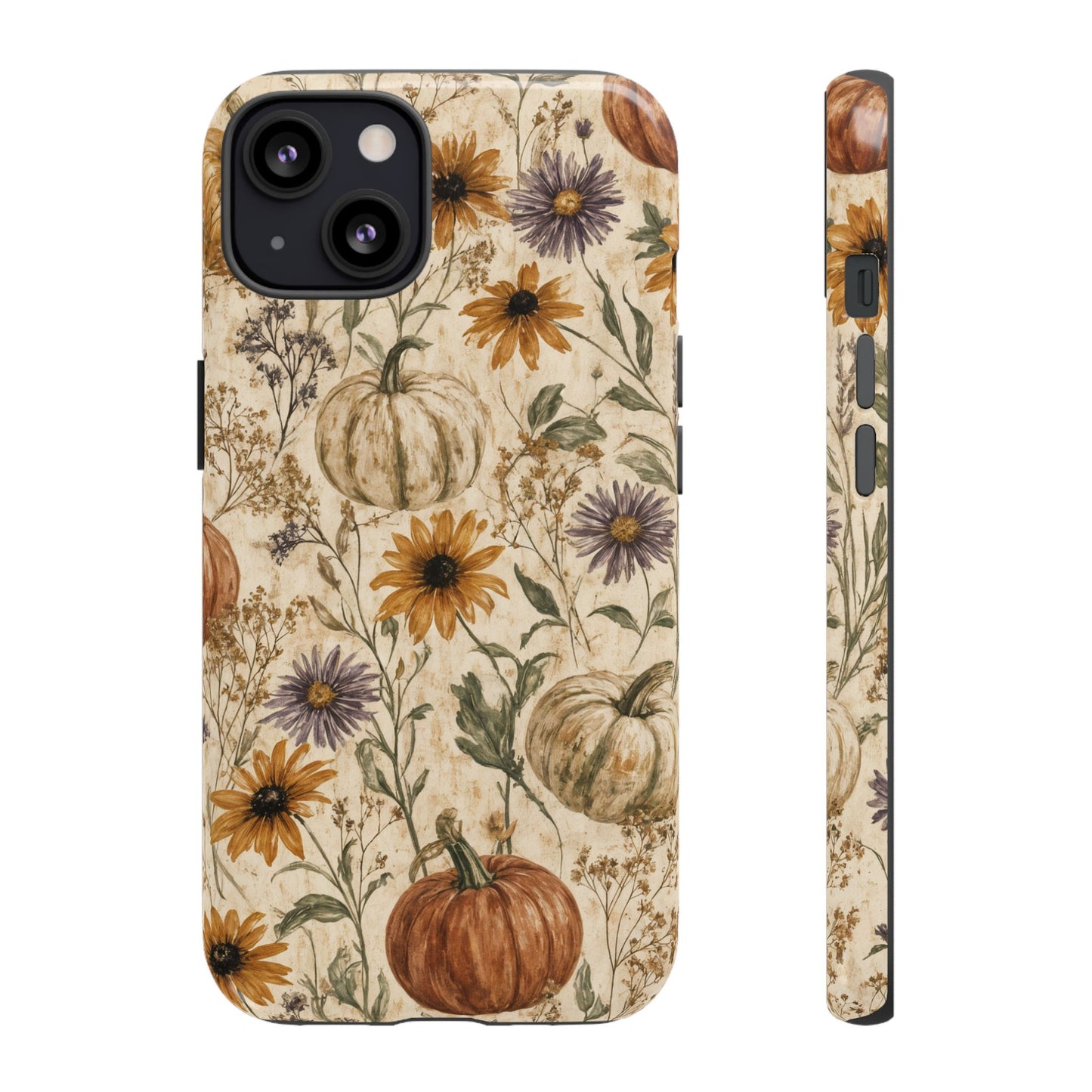 Pumpkin Wildflower Tough Case
