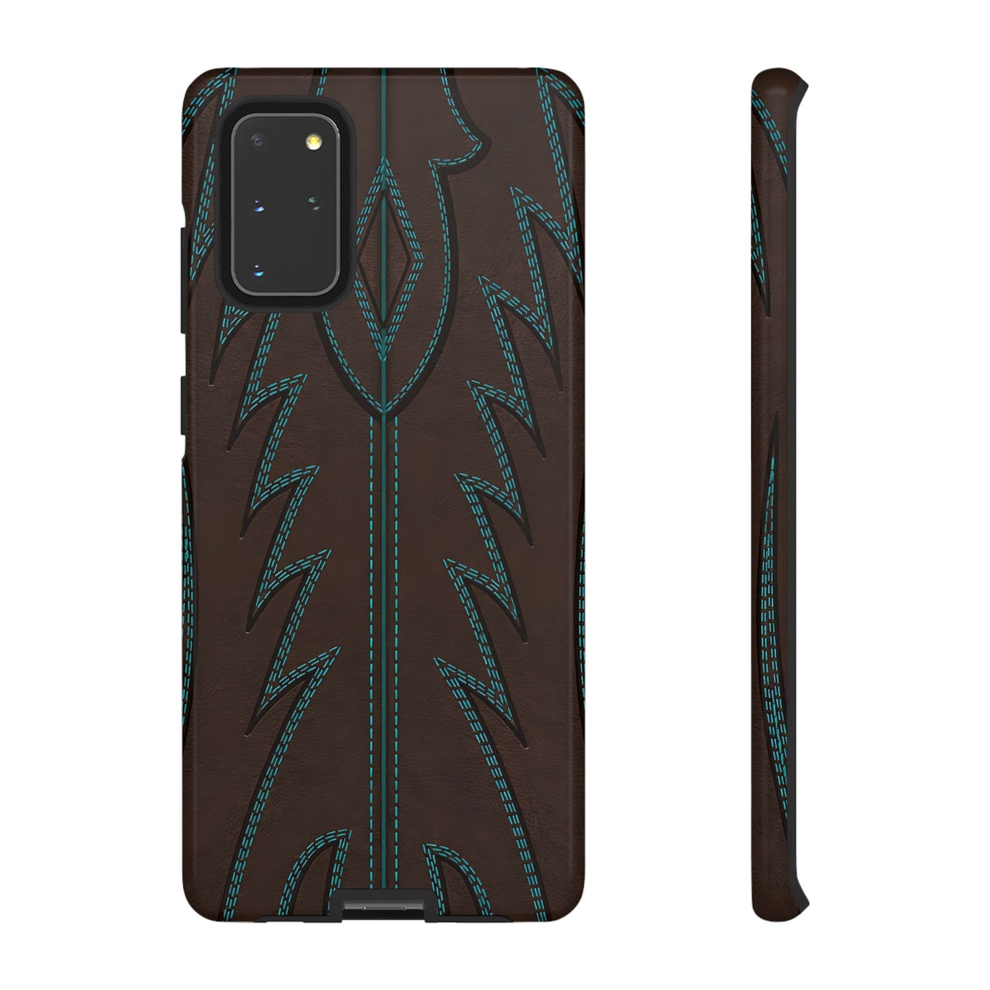 Boot Closeup Brown Turquoise Tough Case