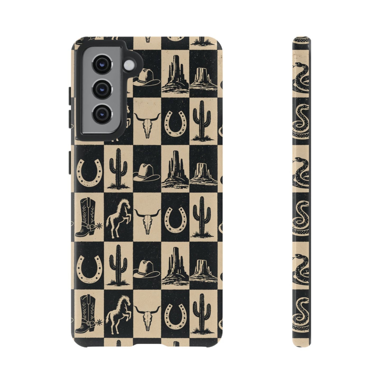 Western Checkerboard Tough Case