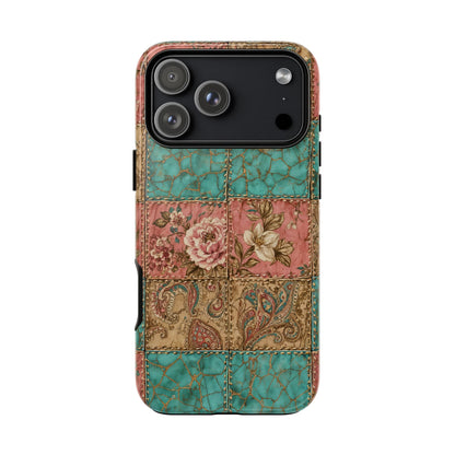Turquoise Paisley Tough Case