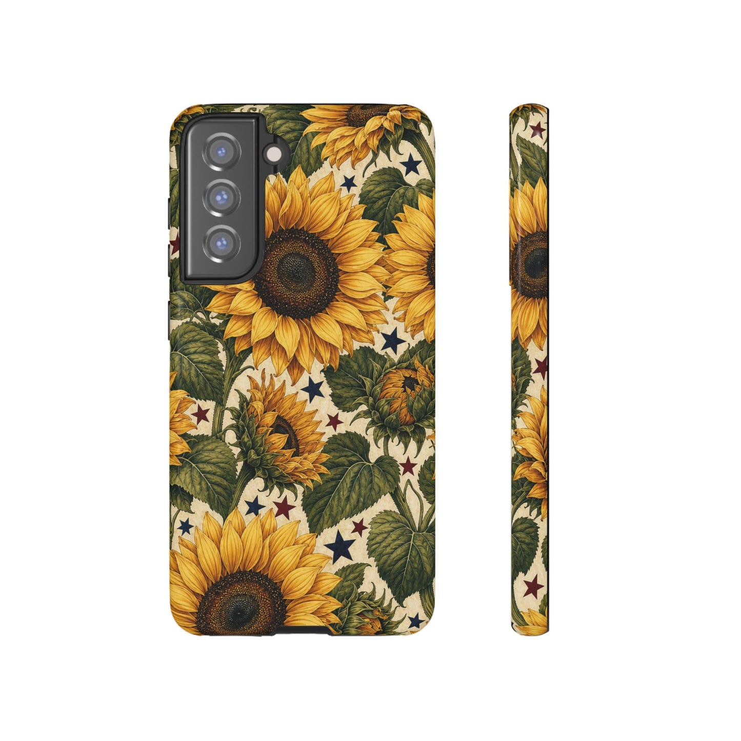 Stars And Sunflowers Tough Case