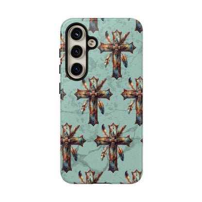 Crosses And Feathers Tough Case