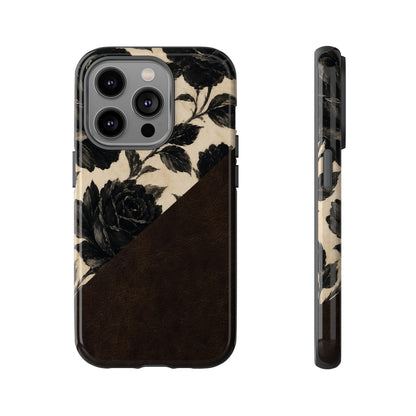 Rose Leather Tough Case