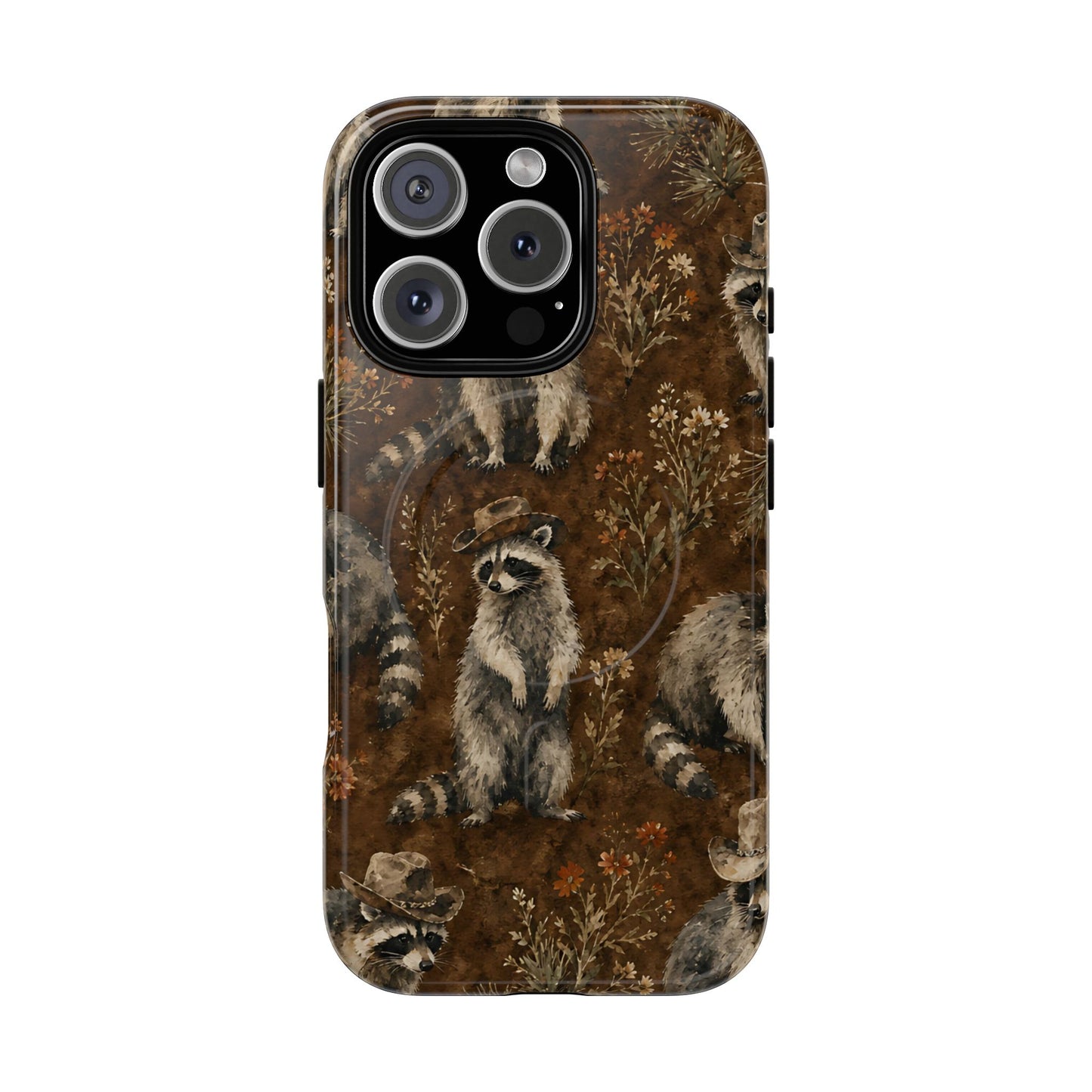 Prairie Raccoon Magnetic Case