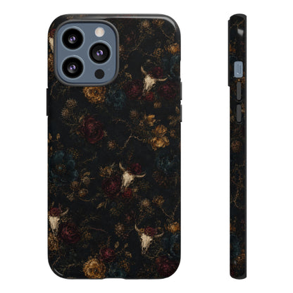 Bull Skull Bloom Tough Case