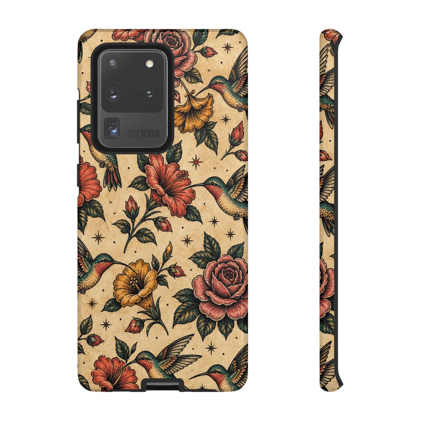Hummingbird Rose Tough Case