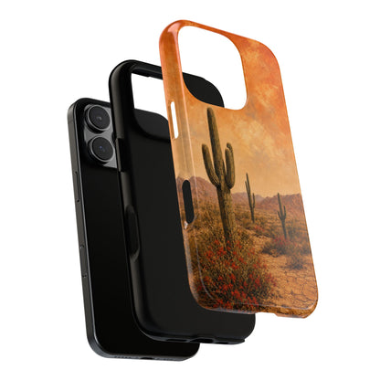 Sunset Cacti Tough Case