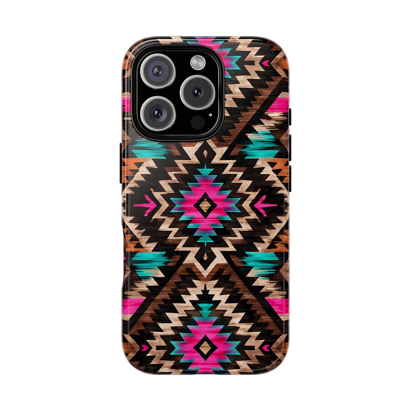 Neon Aztec Rug Tough Case