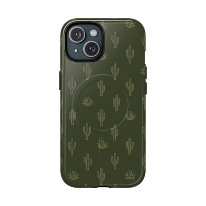 Green Cactus Magnetic Case