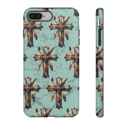 Crosses And Feathers Tough Case