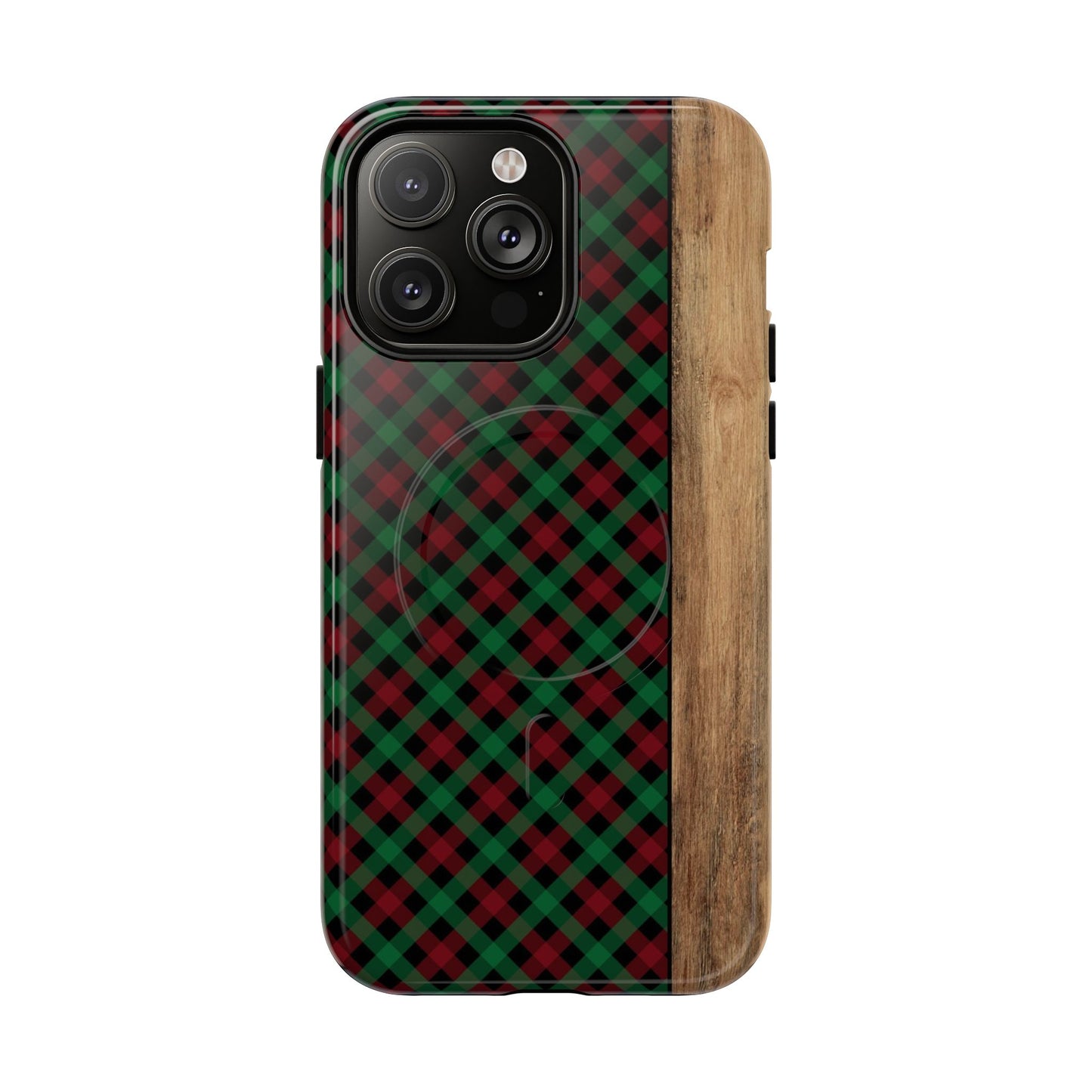 Red Green Plaid Magnetic Case