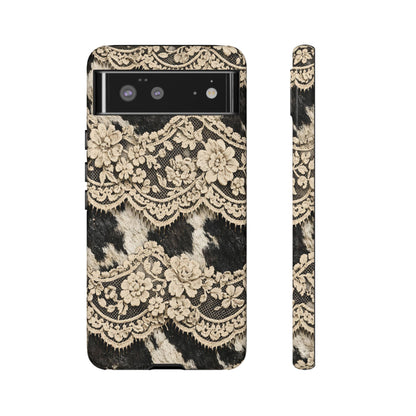 Cowhide Lace Tough Case