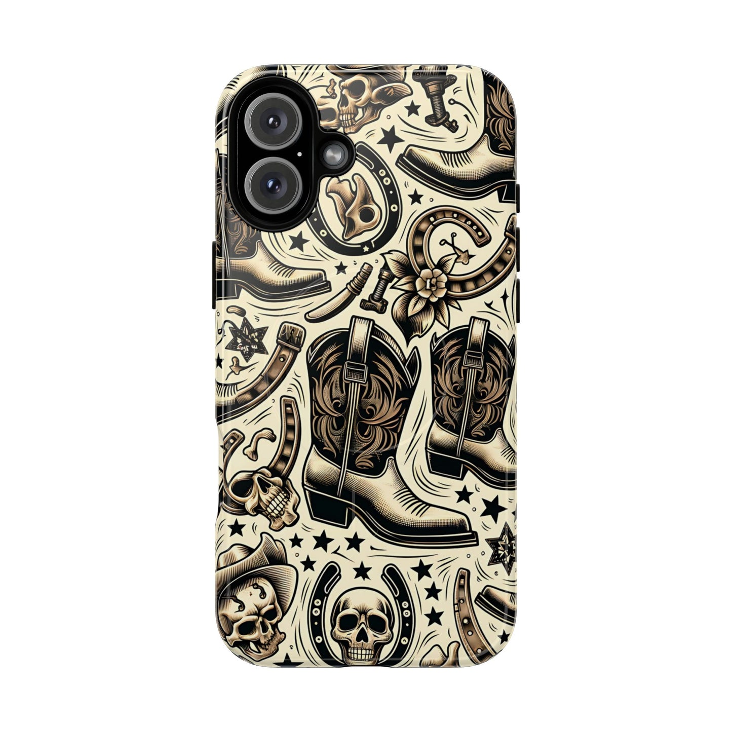 Skulls Boots Horseshoes Magnetic Case