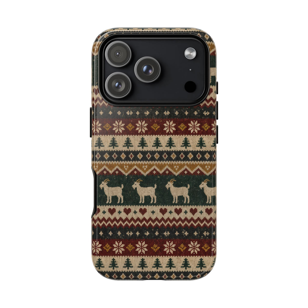 Fair Isle Goats Tough Case