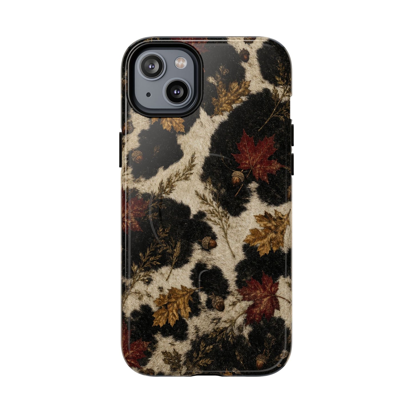 Fall Cowhide Magnetic Case