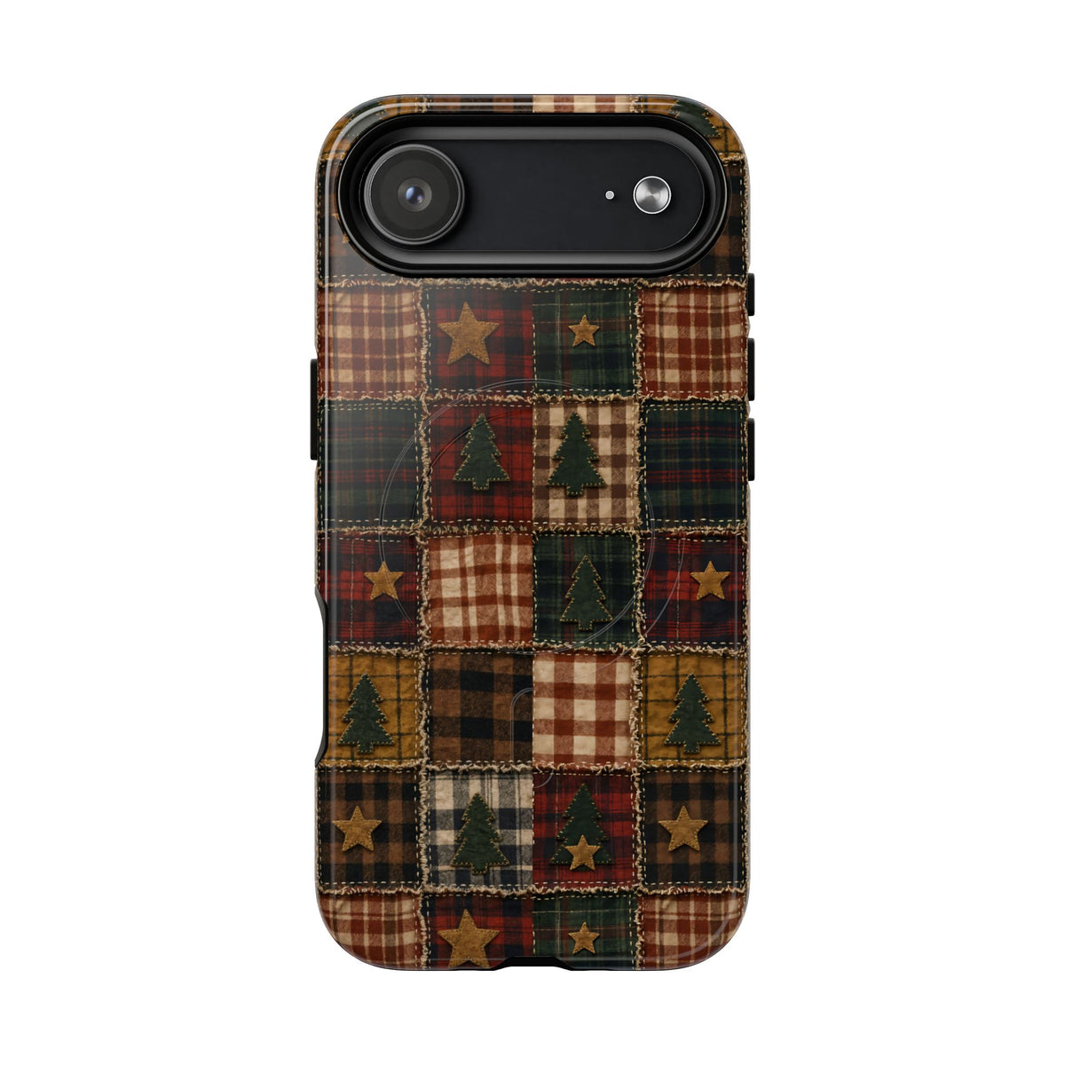 Christmas Rag Quilt Magnetic Case