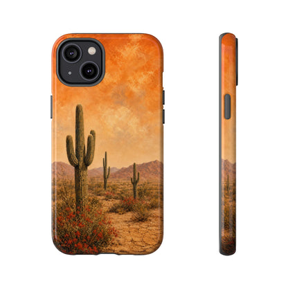 Sunset Cacti Tough Case