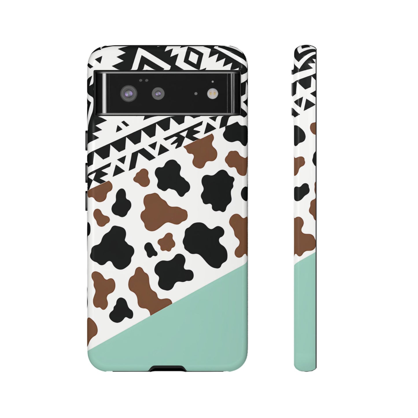 Mint Aztec Cowhide Tough Case