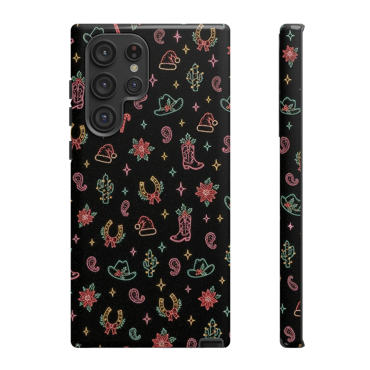 Neon Holiday Doodles Tough Case