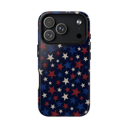 Patriotic Stars Magnetic Case