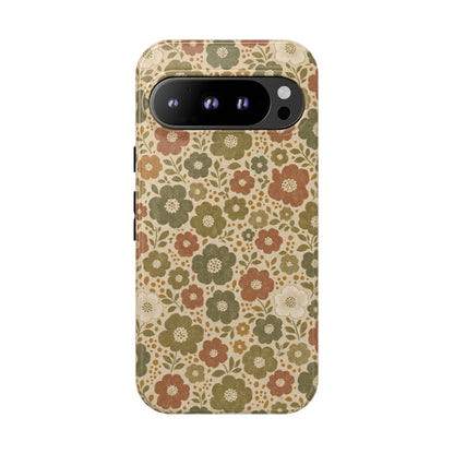 Retro Poppy Field Tough Case