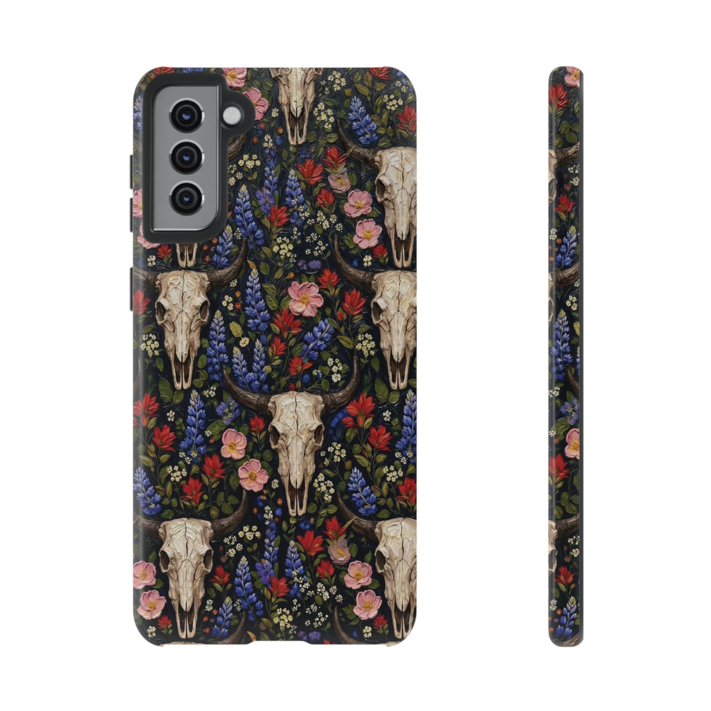 Floral Skull Tough Case