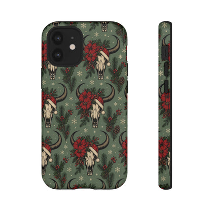 Santa Bull Skulls Tough Case