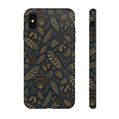 Navy Feathers Tough Case