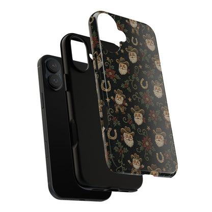 Stitched Cowboy Santa Tough Case
