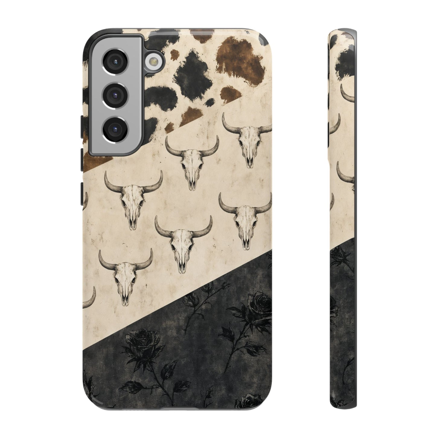 Bull Skull Rose Tough Case