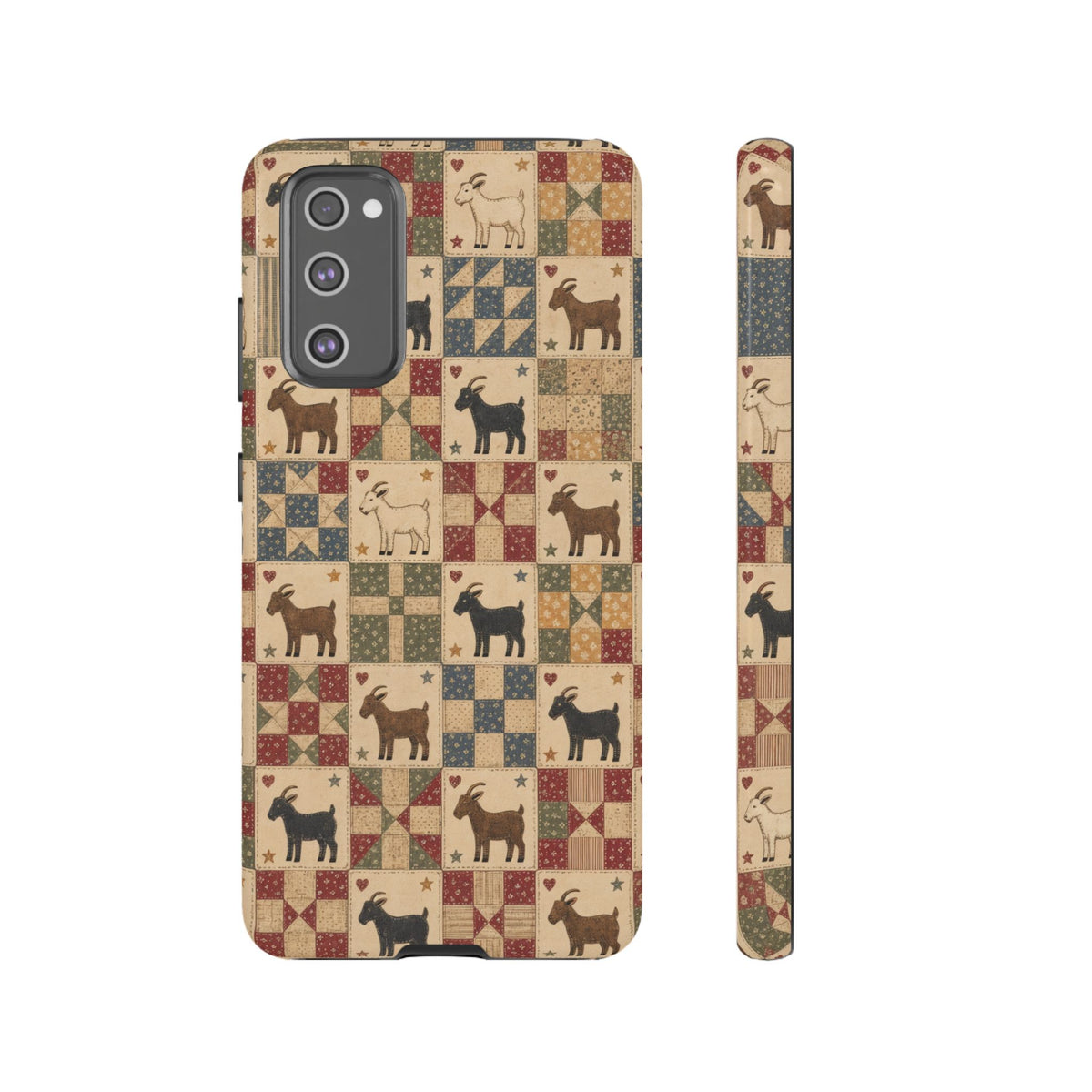 Goat Quilt Tough Case