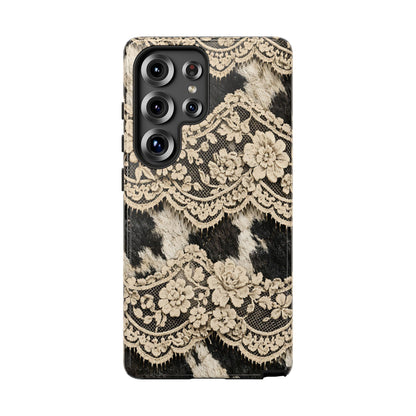 Cowhide Lace Tough Case