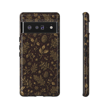 Brass Winter Botanicals Tough Case