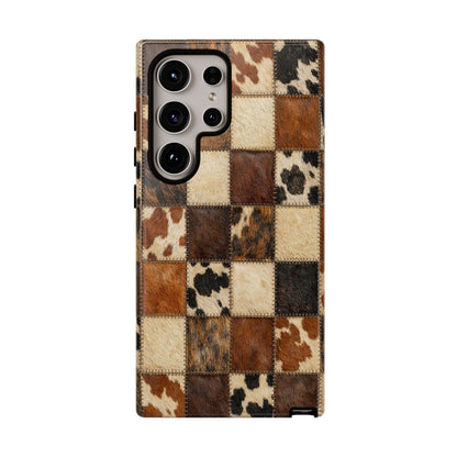 Cowhide Quilt Tough Case