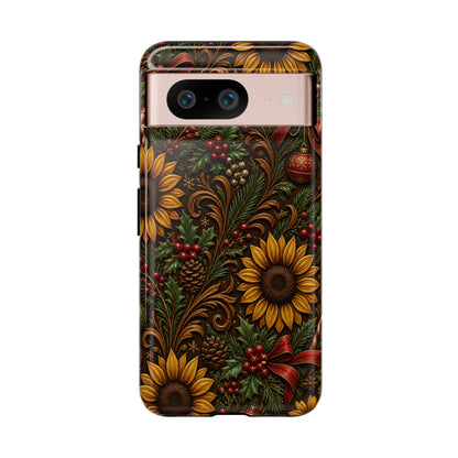 Christmas Sunflowers Tough Case