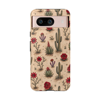 Red Bloom Desert Tough Case