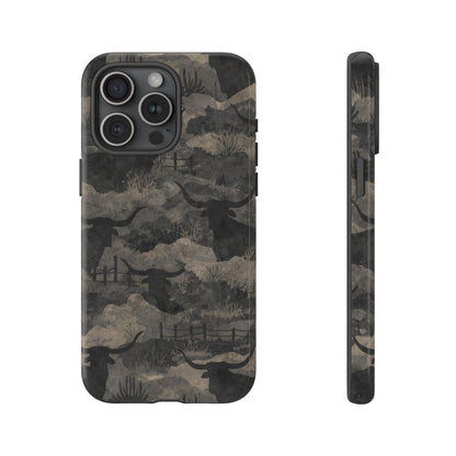 Camo Longhorns Tough Case