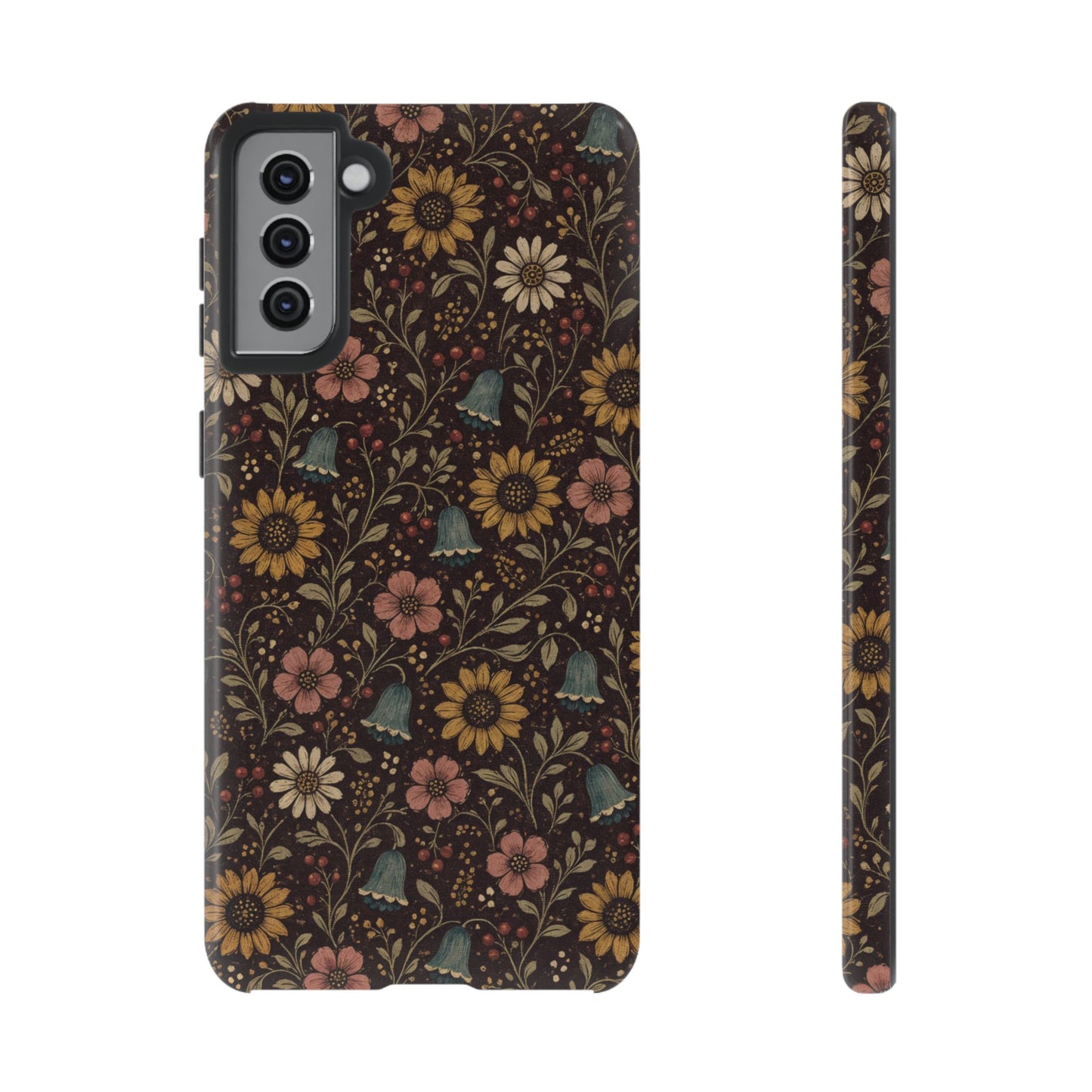 Plum Folk Floral Tough Case