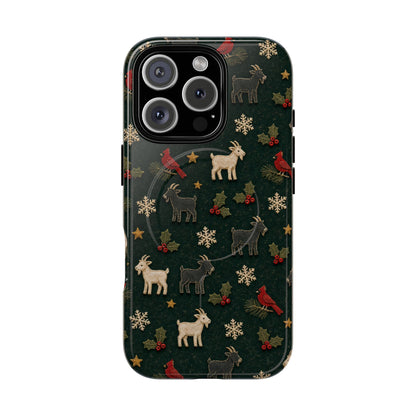 Felt Goats Cardinals Magnetic Case