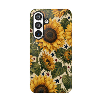 Stars And Sunflowers Tough Case