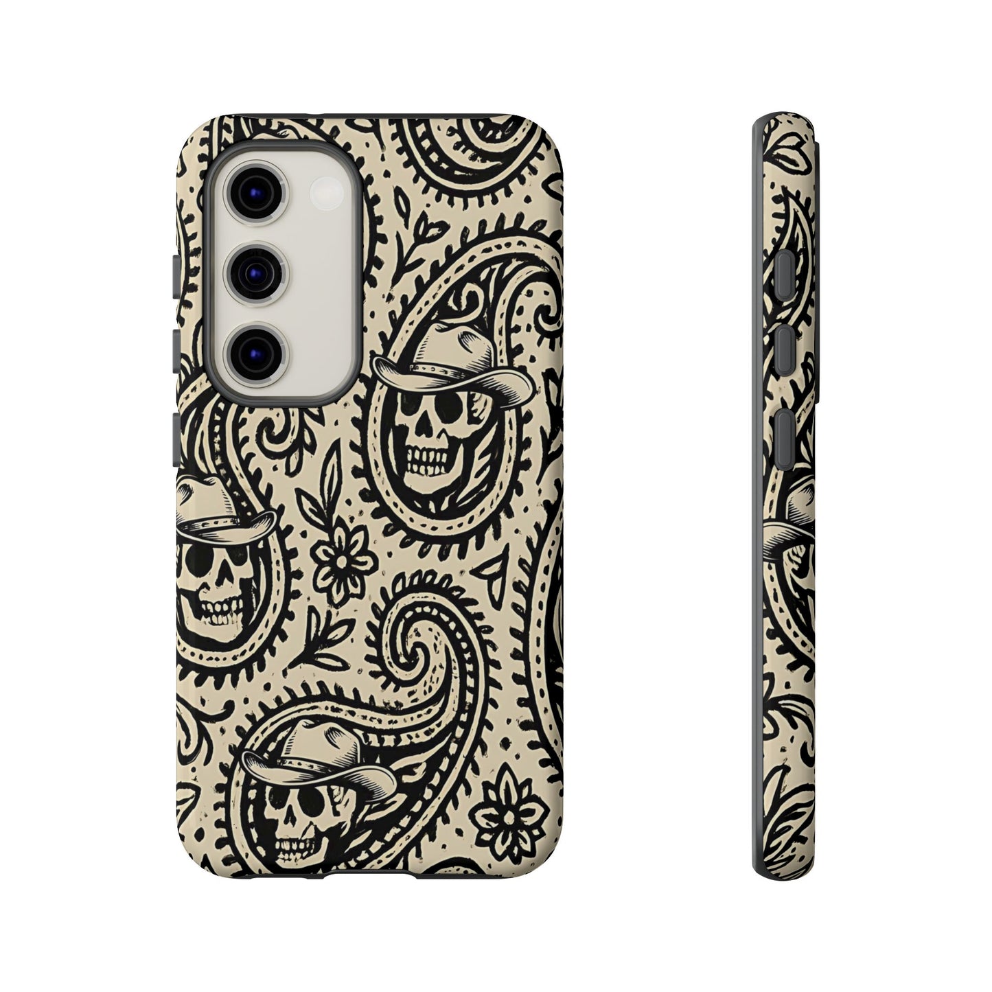 Cowboy Skull Paisley Tough Case