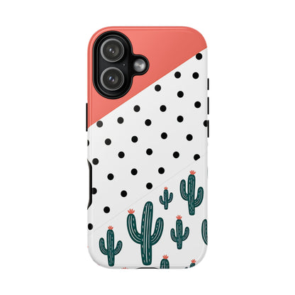 Polka Dot Cactus Tough Case